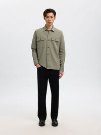 CLASSIC OVERSHIRT, Vetiver, highres