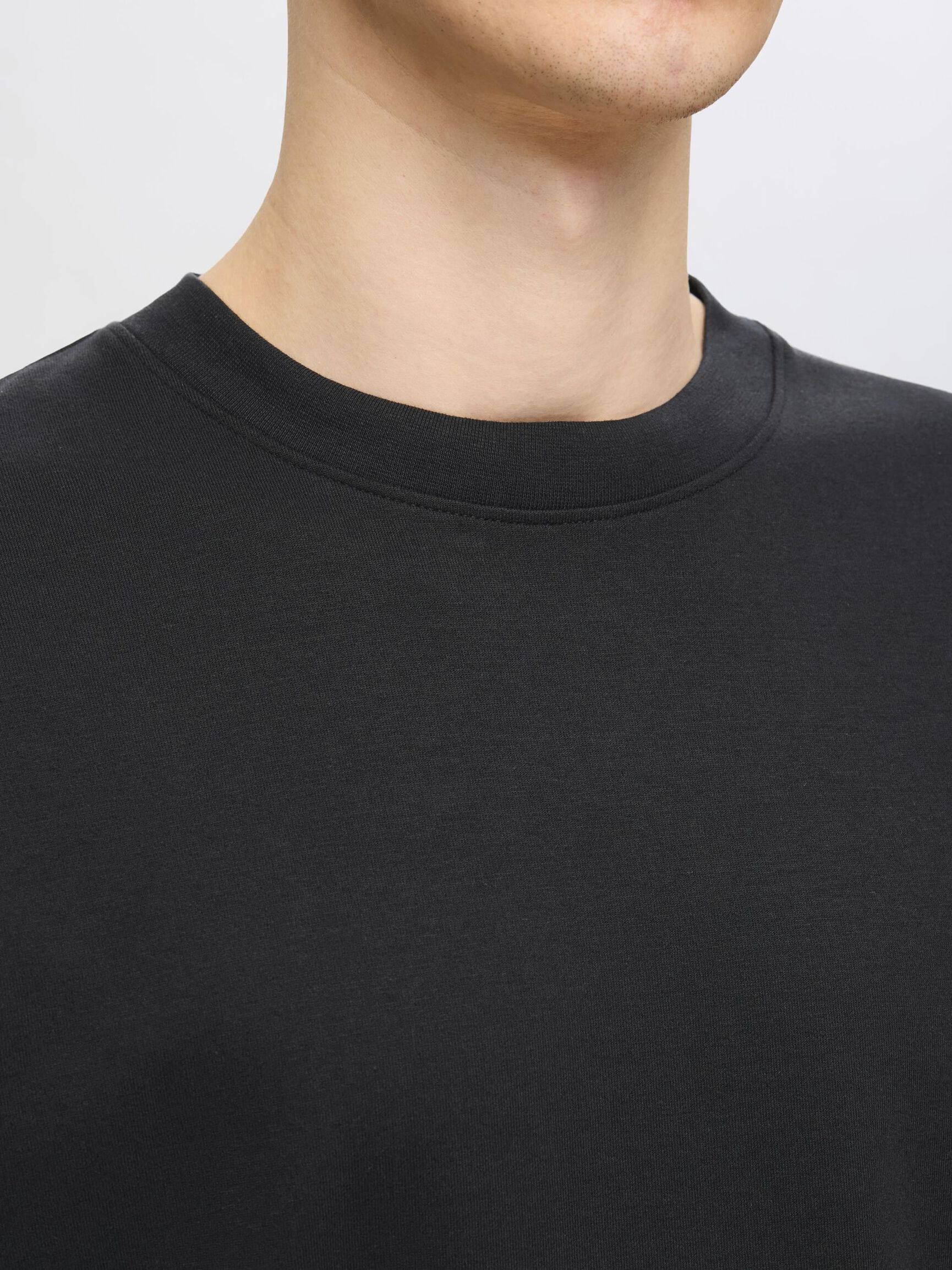 T-SHIRT, Black, highres
