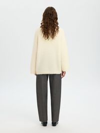 WOOL BLEND  PULLOVER, Birch, highres