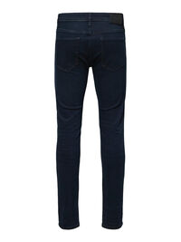 DUNKELBLAUE SLIM FIT JEANS, Blue Black Denim, highres