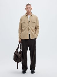 CLASSIC OVERSHIRT, Incense, highres
