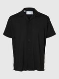 Selected COL CUBAIN CHEMISE, Black, highres - 16084639_Black_001.jpg