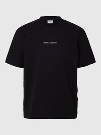 BEDRUKT T-SHIRT, Black, highres