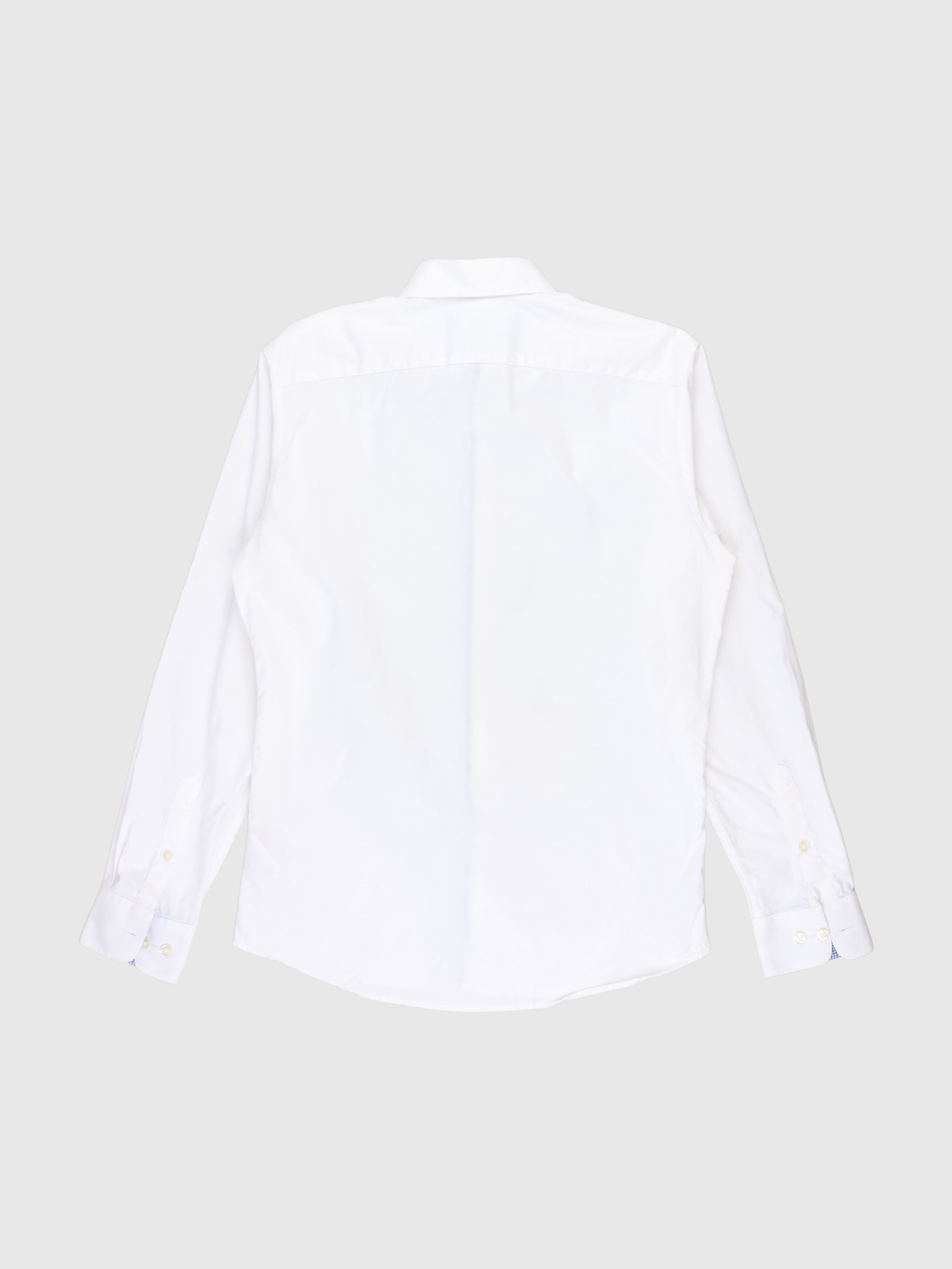 SLIM FIT HEMD, Bright White, highres