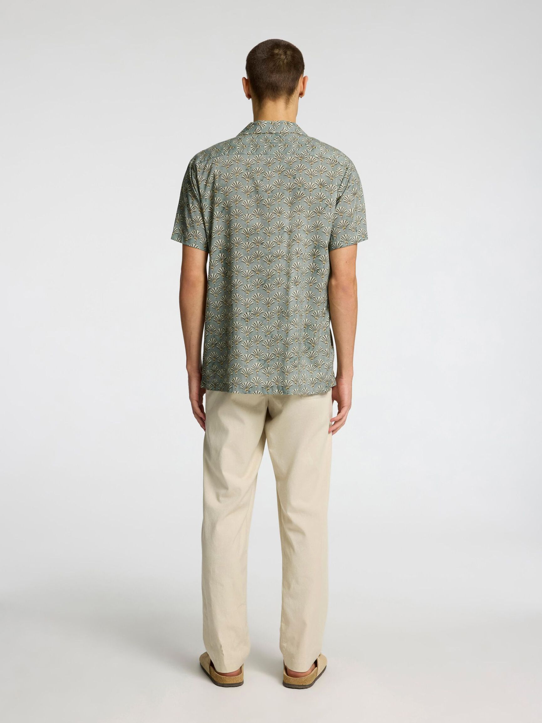 CUBAN COLLAR SHIRT, Iceberg Green, highres