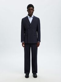 220 LOOSE FIT  SUIT TROUSERS, Navy Blazer, highres