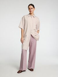 SHORT BLOUSEJURK, Birch, highres