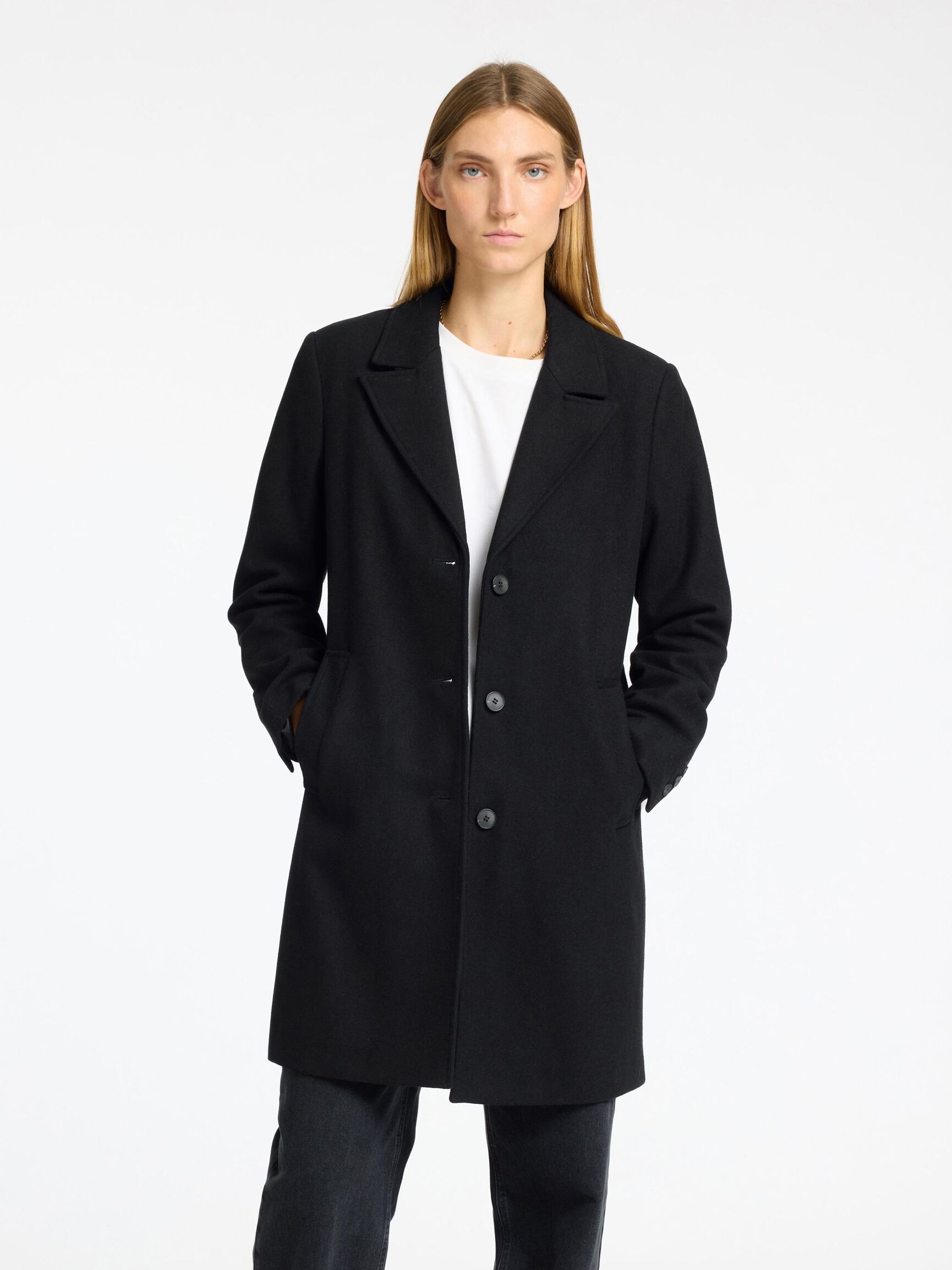 ULDBLANDING FRAKKE, Black, highres