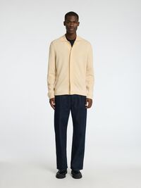 100% MERINO WOOL CARDIGAN, Angora, highres