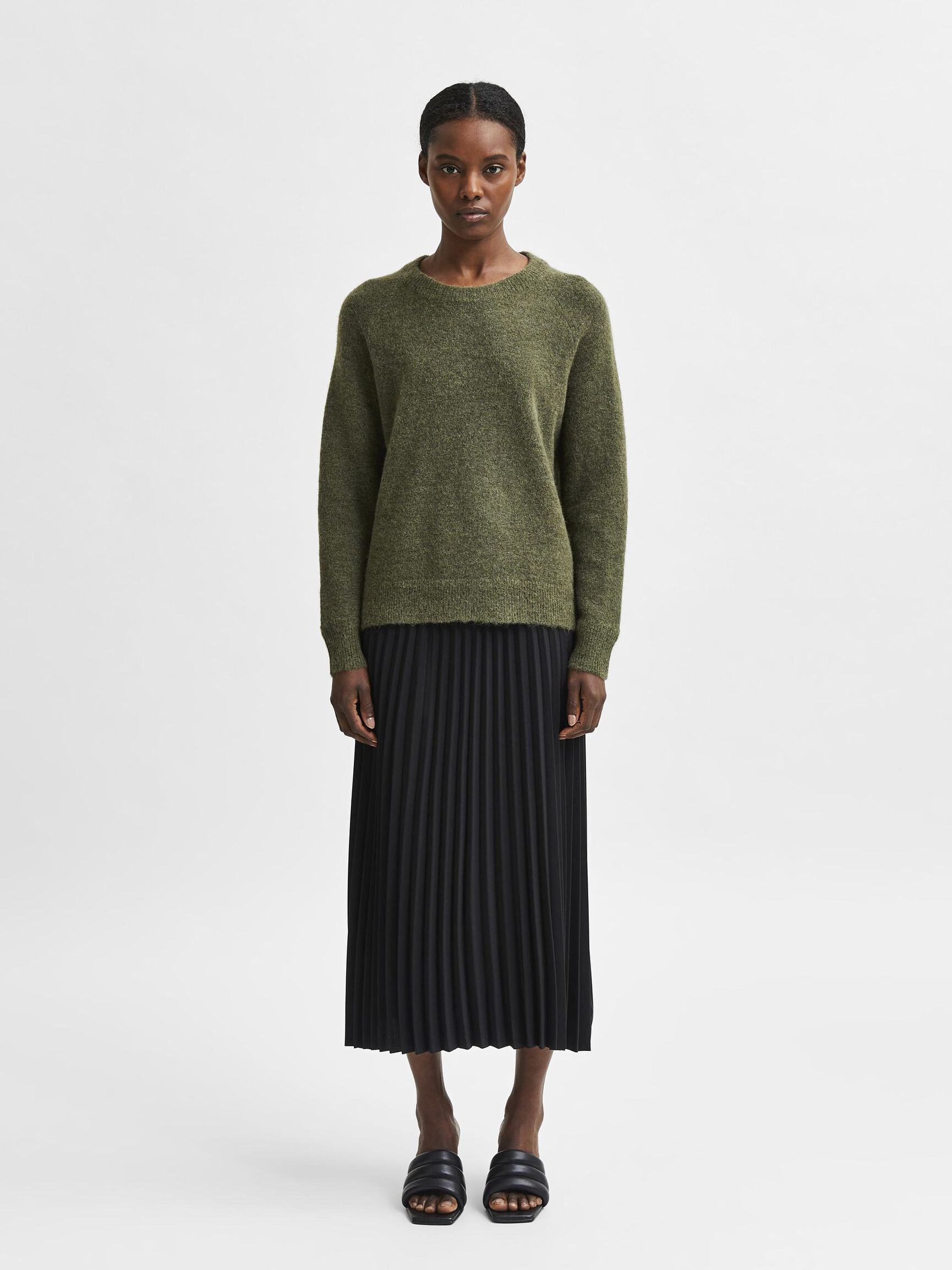 LONG-SLEEVED KNITTED JUMPER, Kalamata, highres