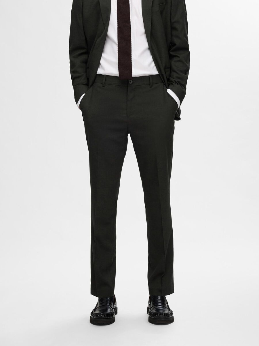 Selected WOVEN WOOL BLEND TROUSERS, Rosin, highres - 16087869_Rosin_003.jpg