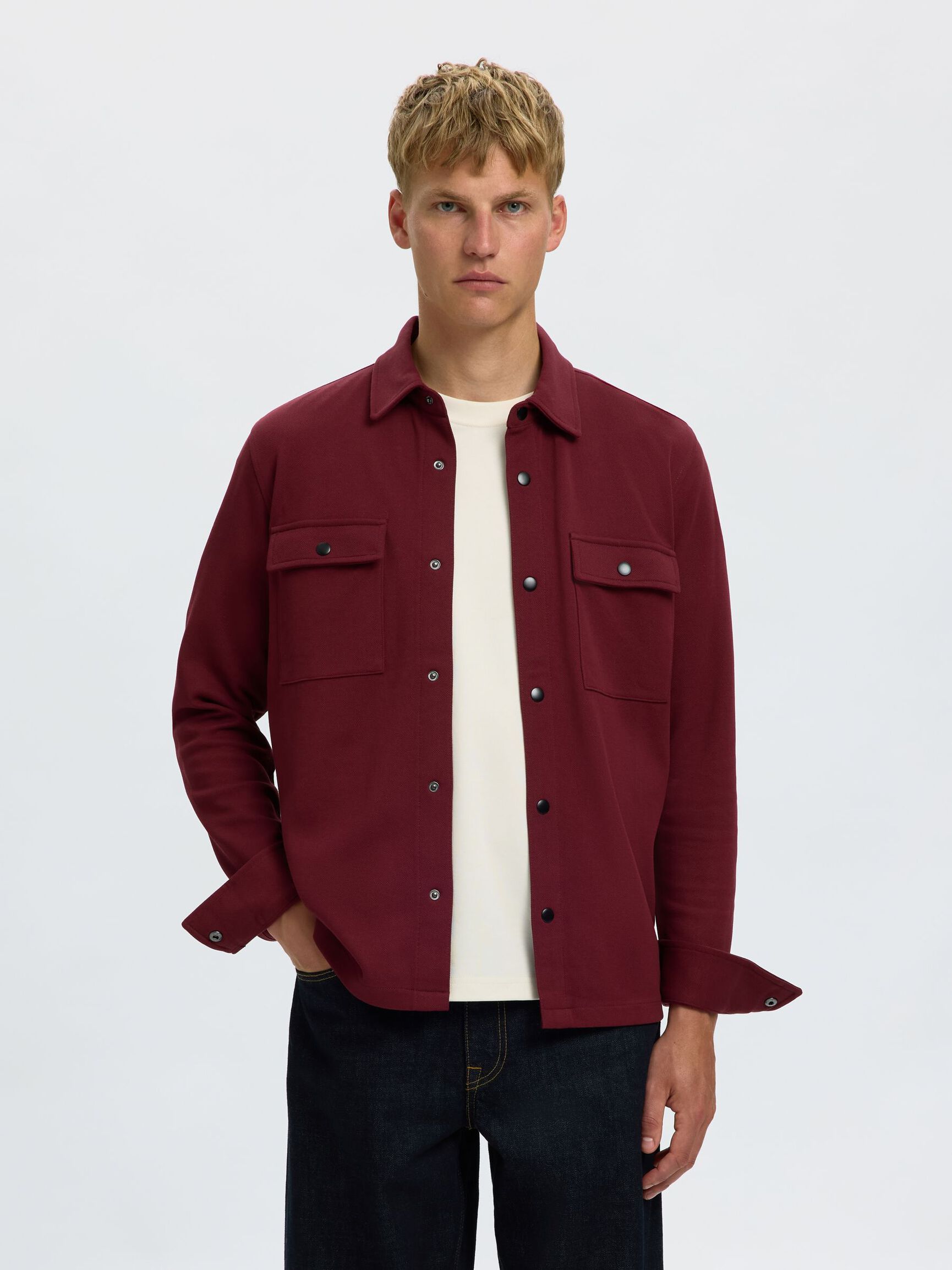 KLASSISCHES OVERSHIRT, Tawny Port, highres
