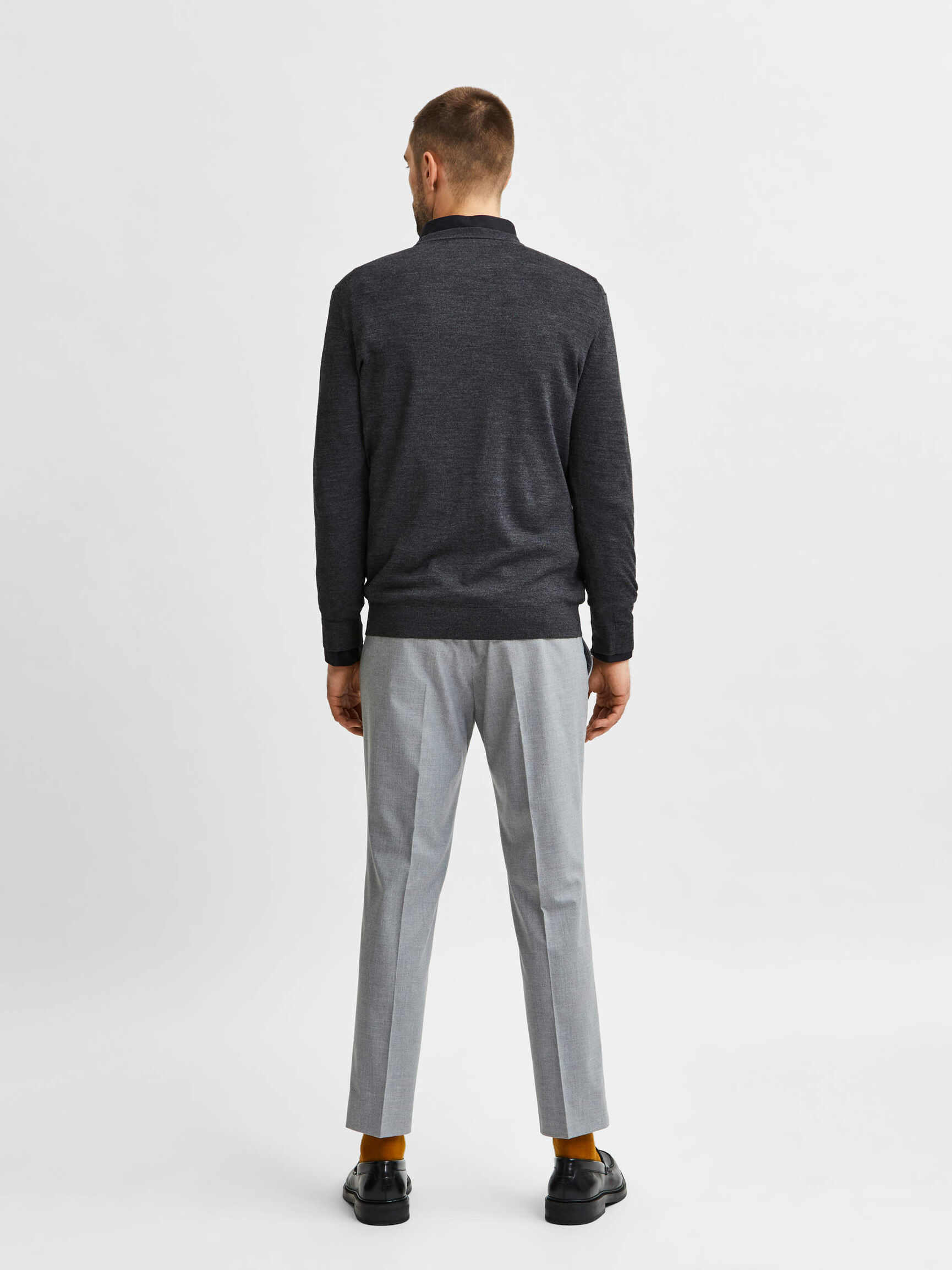 LÅNGÄRMAD TRÖJA, Medium Grey Melange, highres
