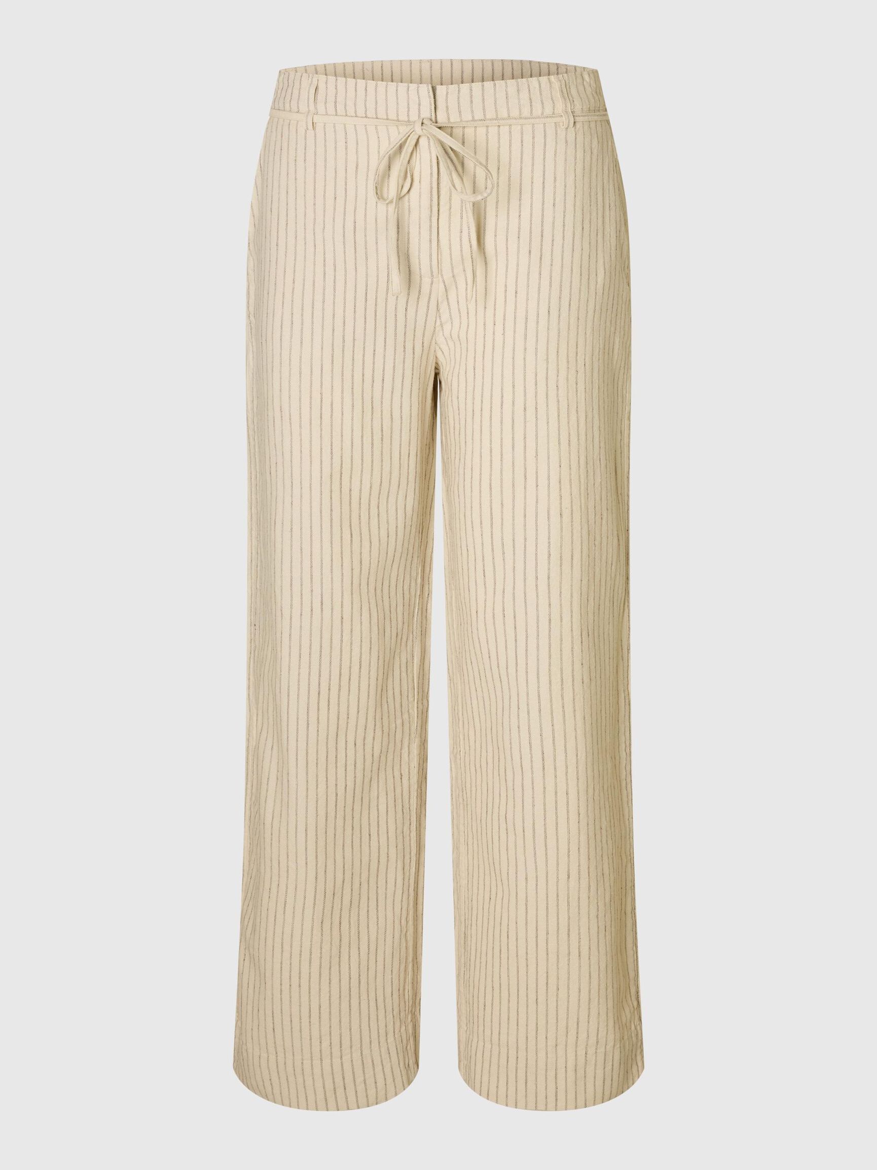 MEZCLA DE CÁÑAMO PANTALONES DE PIERNA ANCHA, Birch, highres
