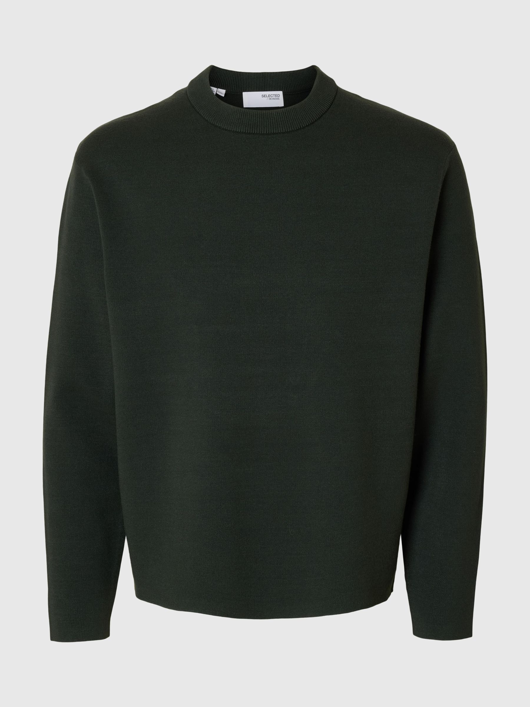 RELAXED FIT PULLOVER, Deep Forest, highres