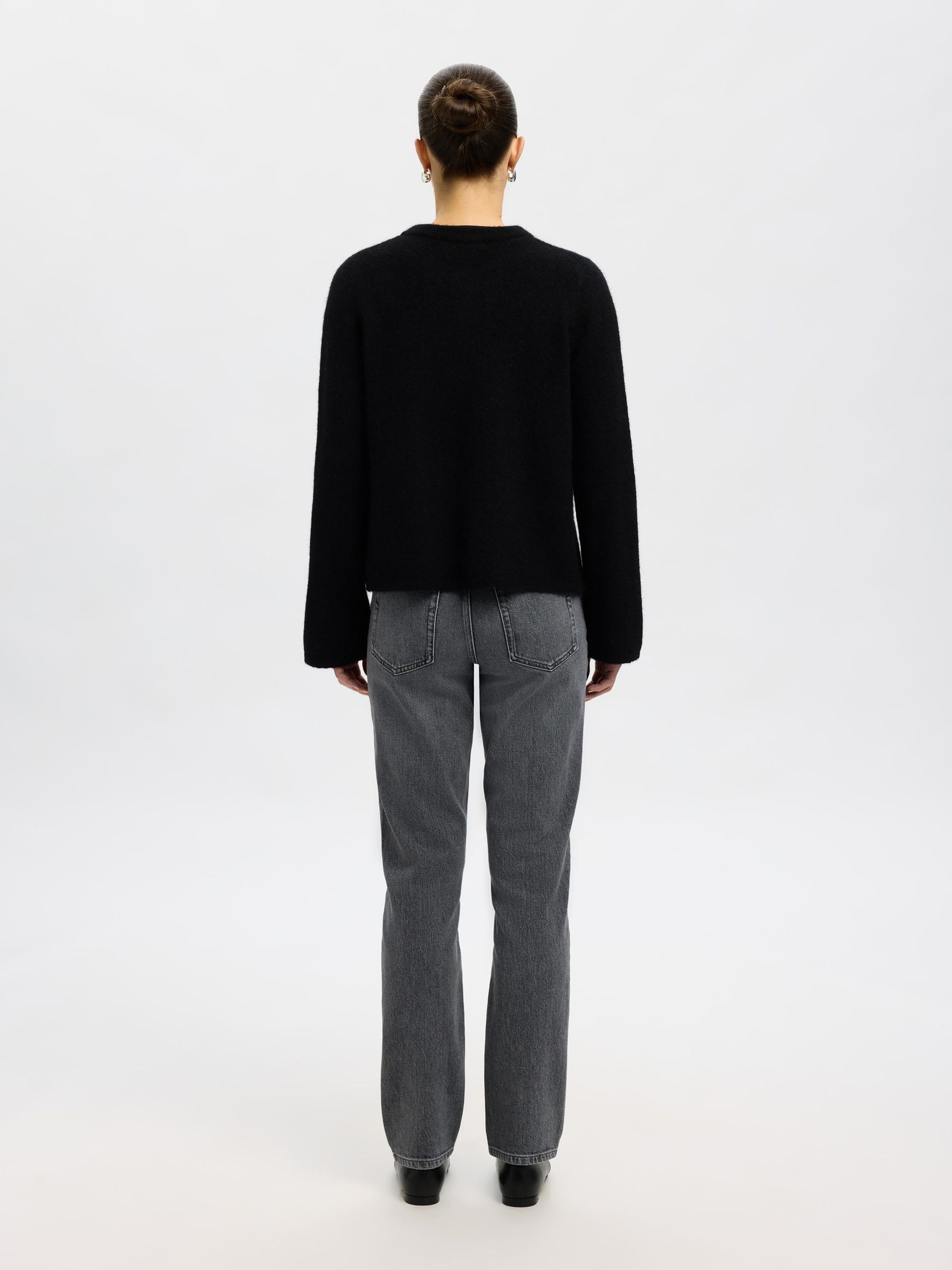 ULLBLANDNING KOFTA, Black, highres
