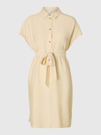 MINI SHIRT DRESS, Birch, highres