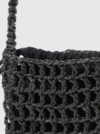 DRAWSTRING BAG, Black, highres
