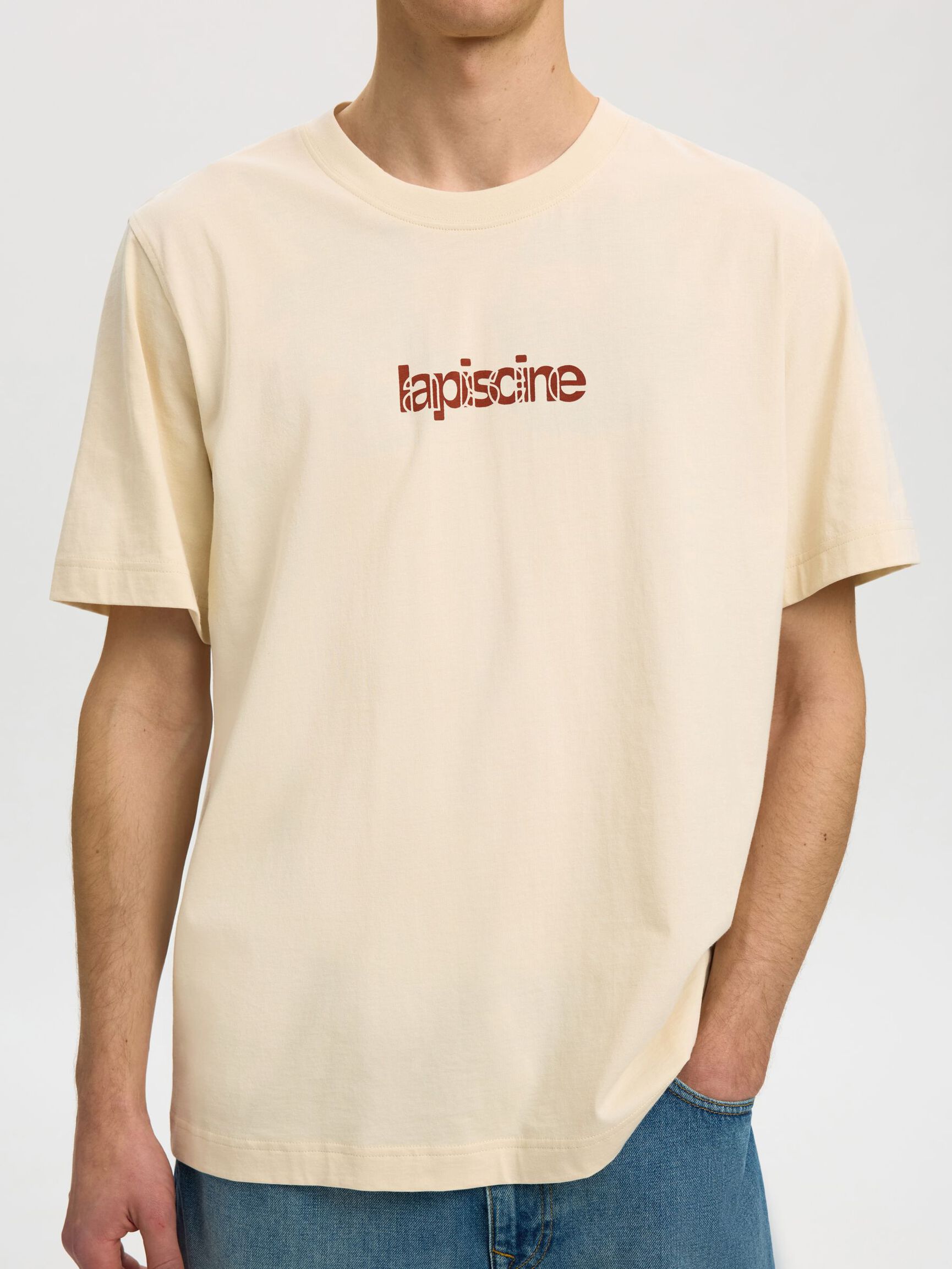 PRINT KATOEN T-SHIRT, Birch, highres