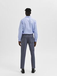 VISKOSEMIX KARO HOSE, Grey, highres