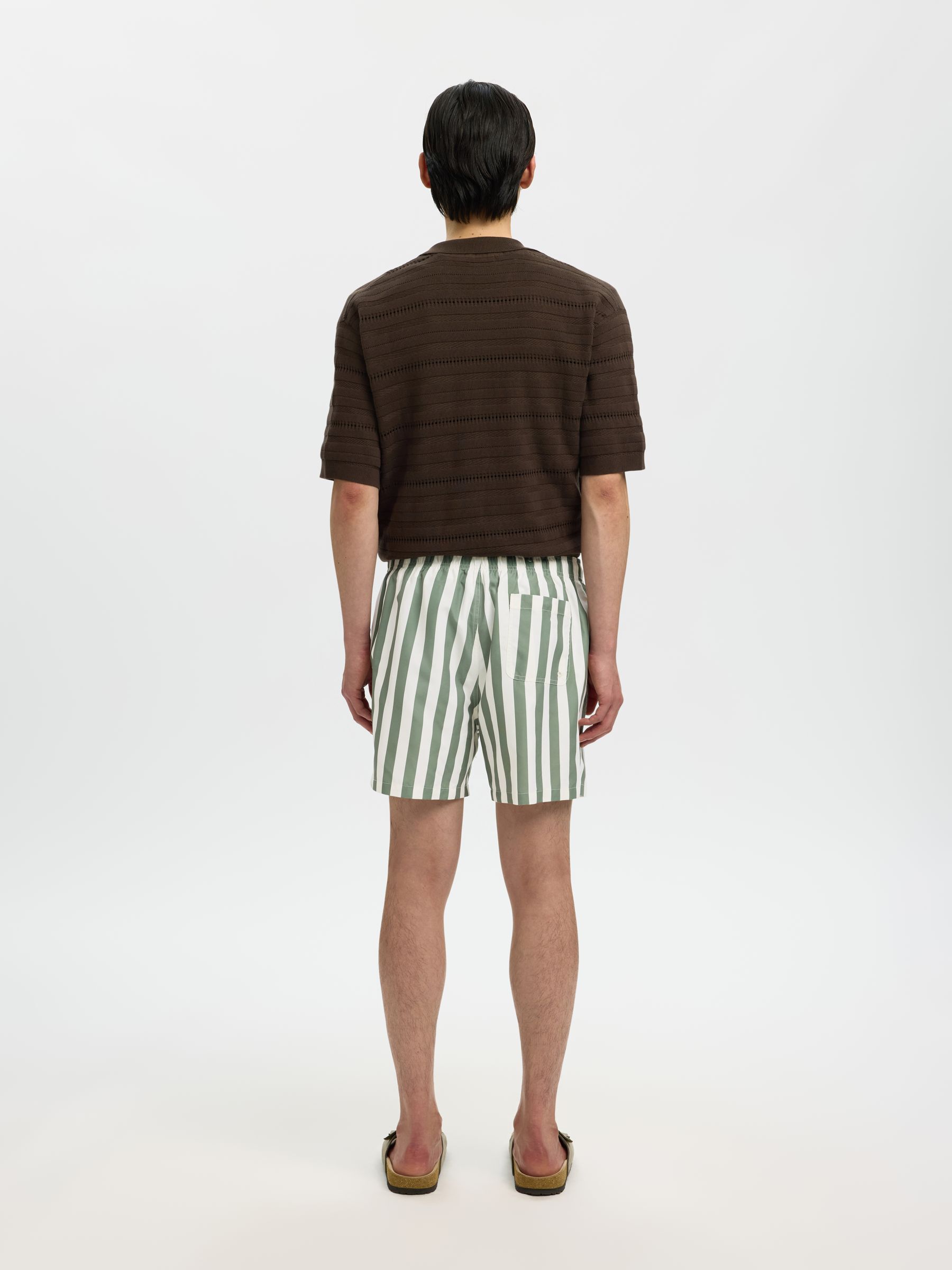 TRYCK BADSHORTS, Deep Lichen Green, highres