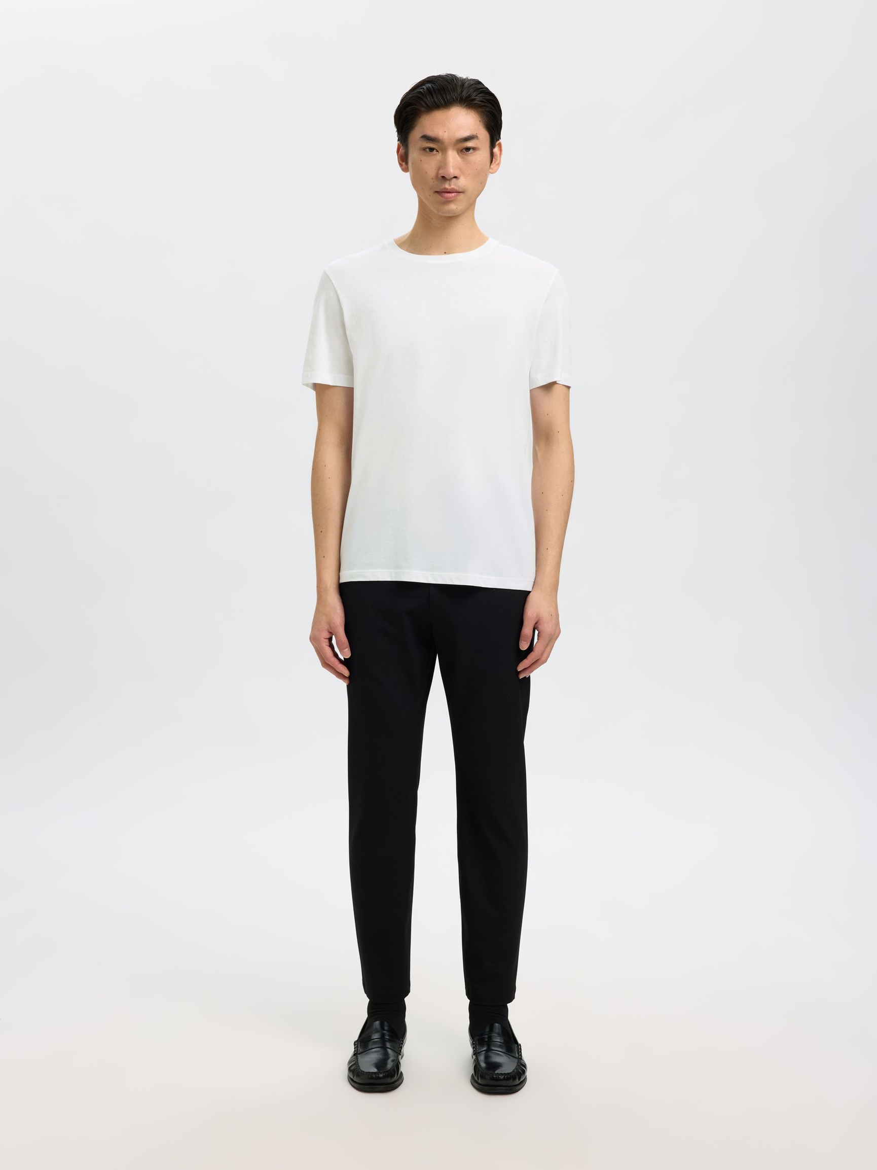 3-PACK COTTON T-SHIRT, Black, highres