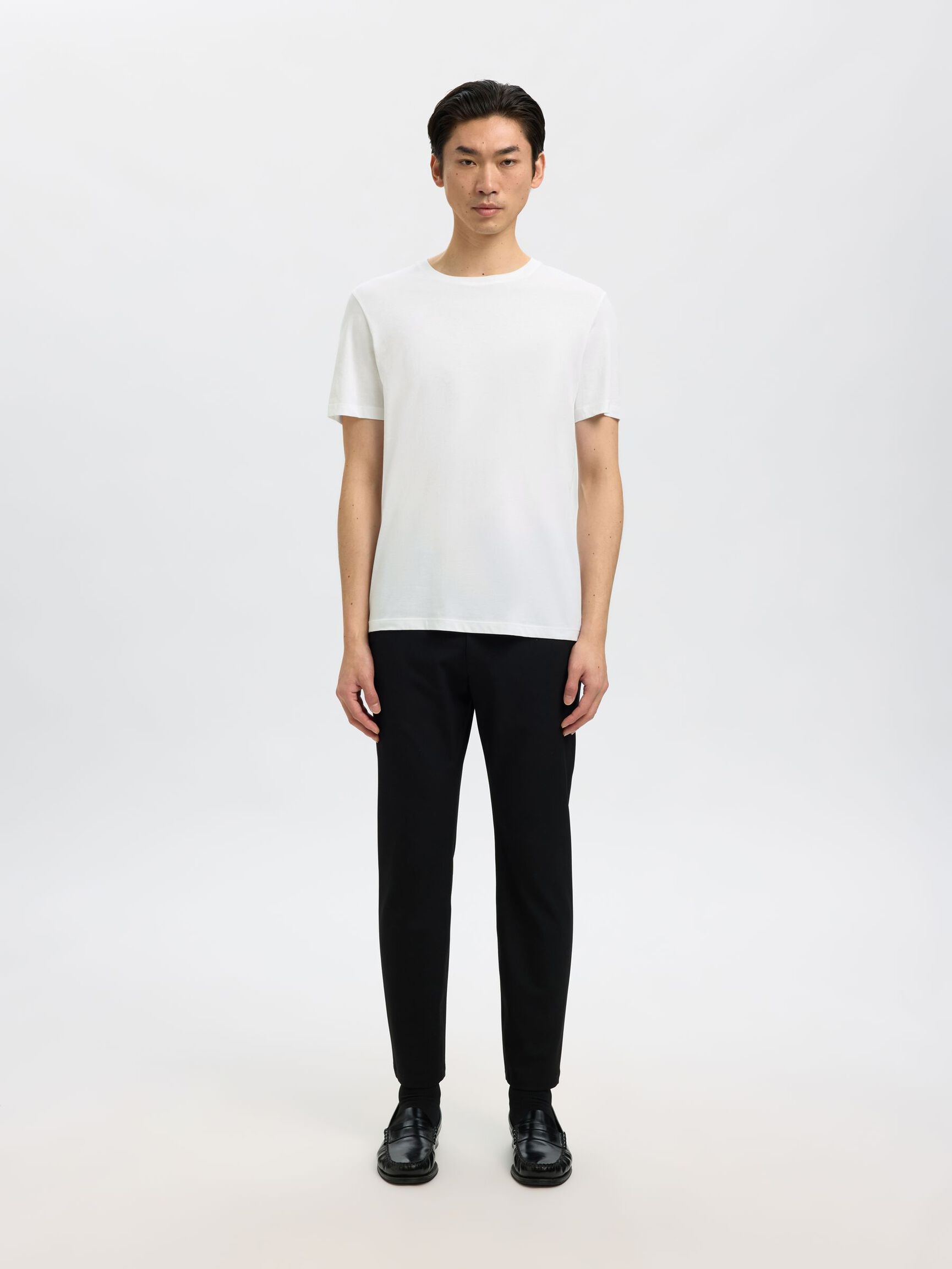 3-PAK BOMULD T-SHIRT, Black, highres