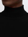 Selected 100% MERINO WOOL TURTLENECK, Black, highres - 16094653_Black_006.jpg