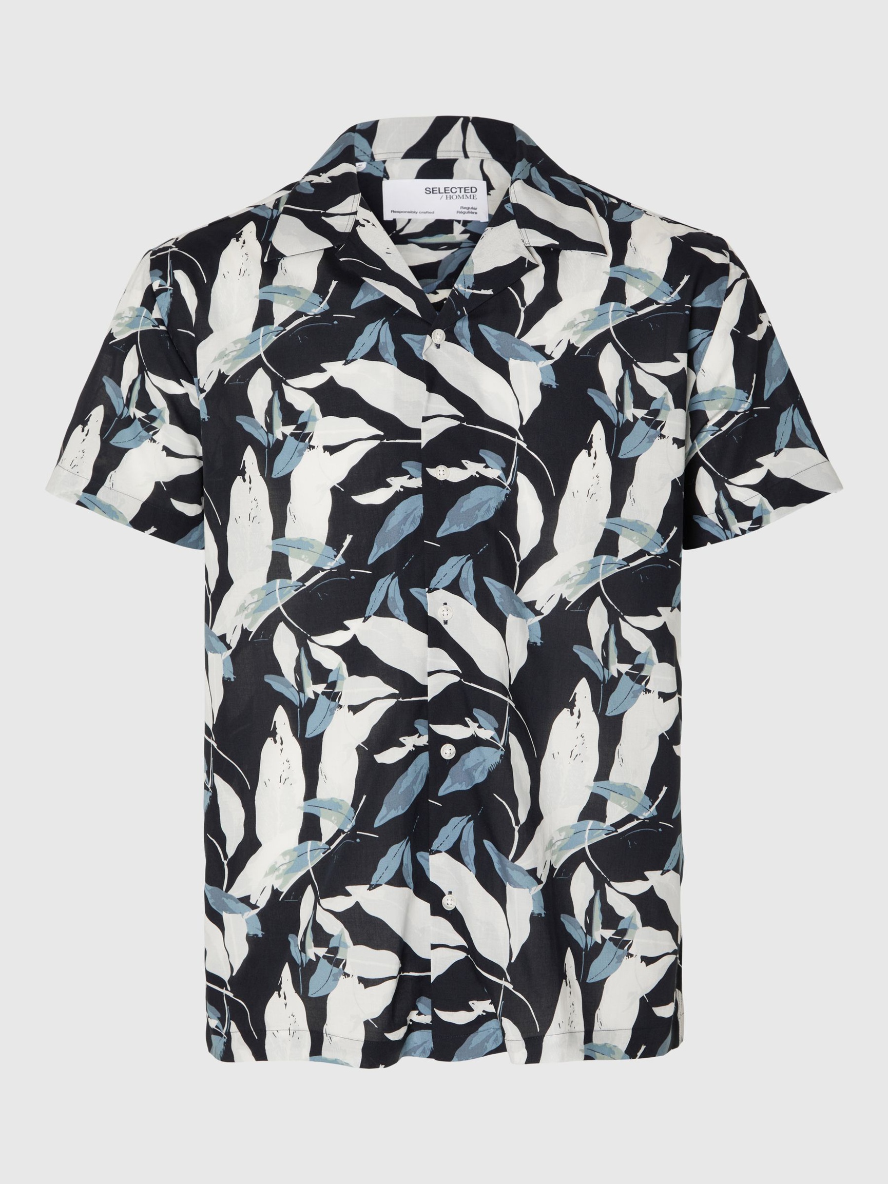 CUBAN COLLAR SHIRT, Sky Captain, highres