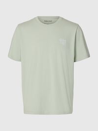 REGULAR FIT BOMULD T-SHIRT, Aqua Gray, highres