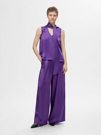 EXTRA WIDE SATIN TROUSERS, Liberty, highres