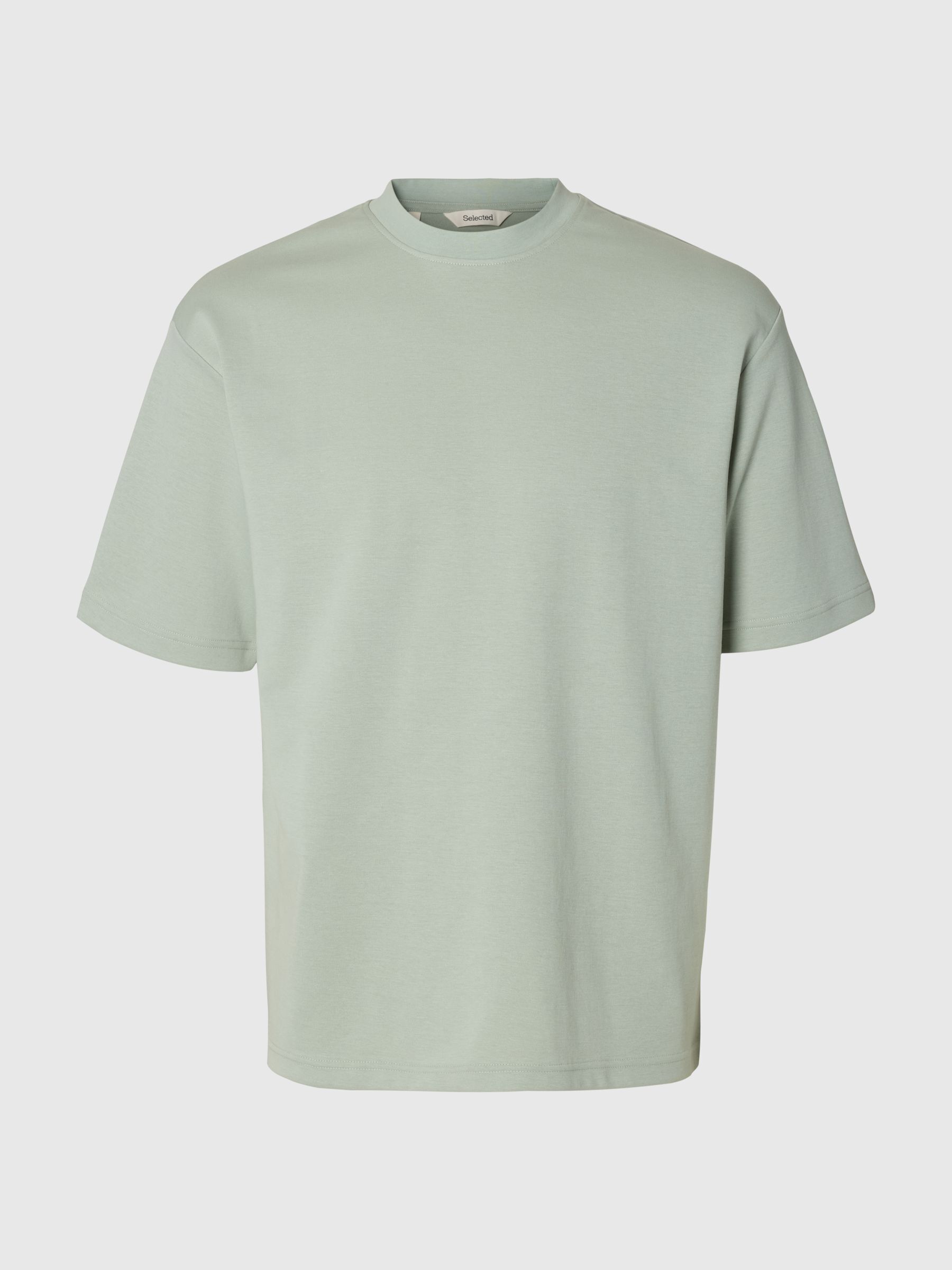 LOOSE FIT T-SHIRT, Aqua Gray, highres