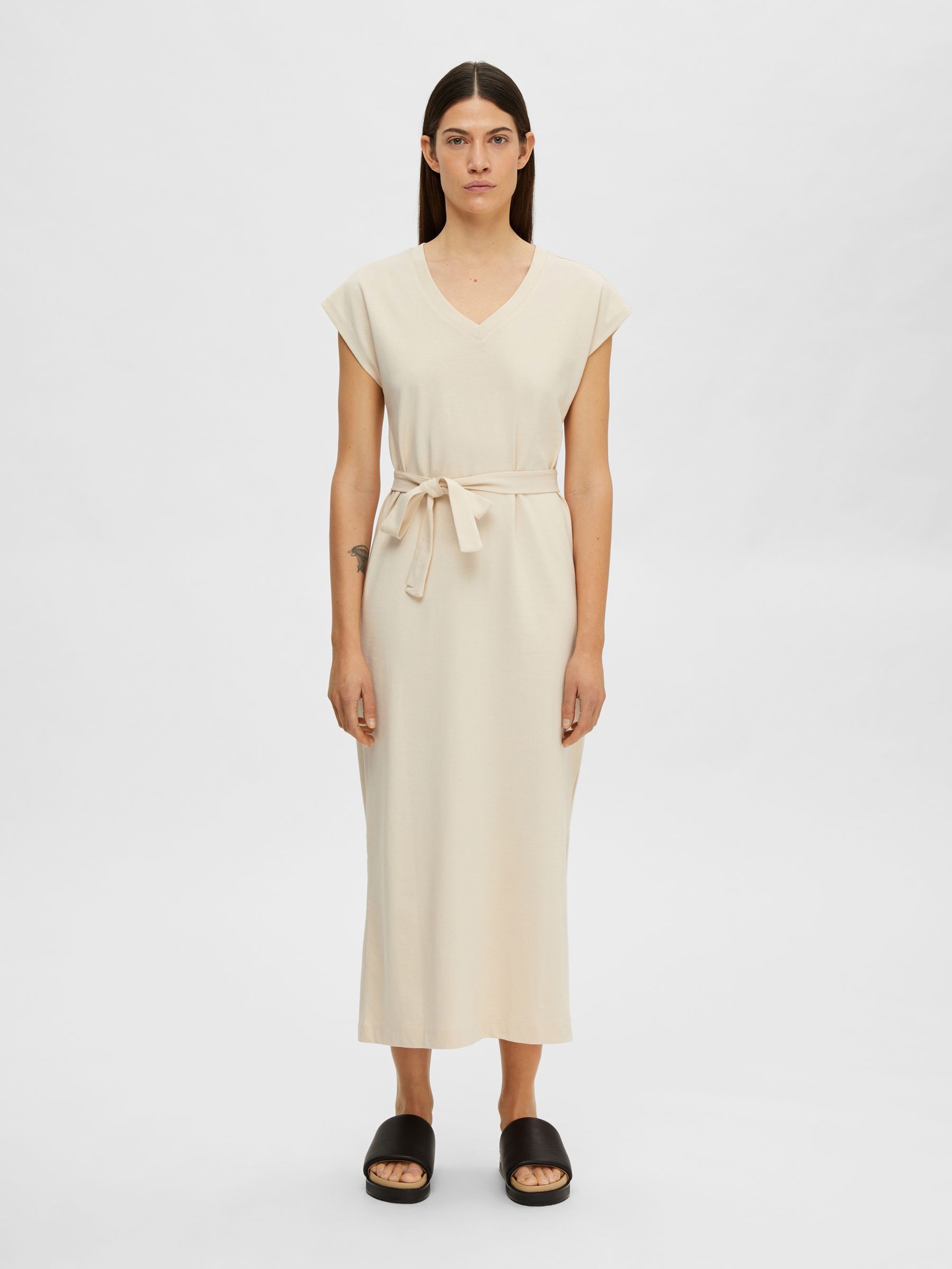 KAPMOUW MIDI JURK, Birch, highres