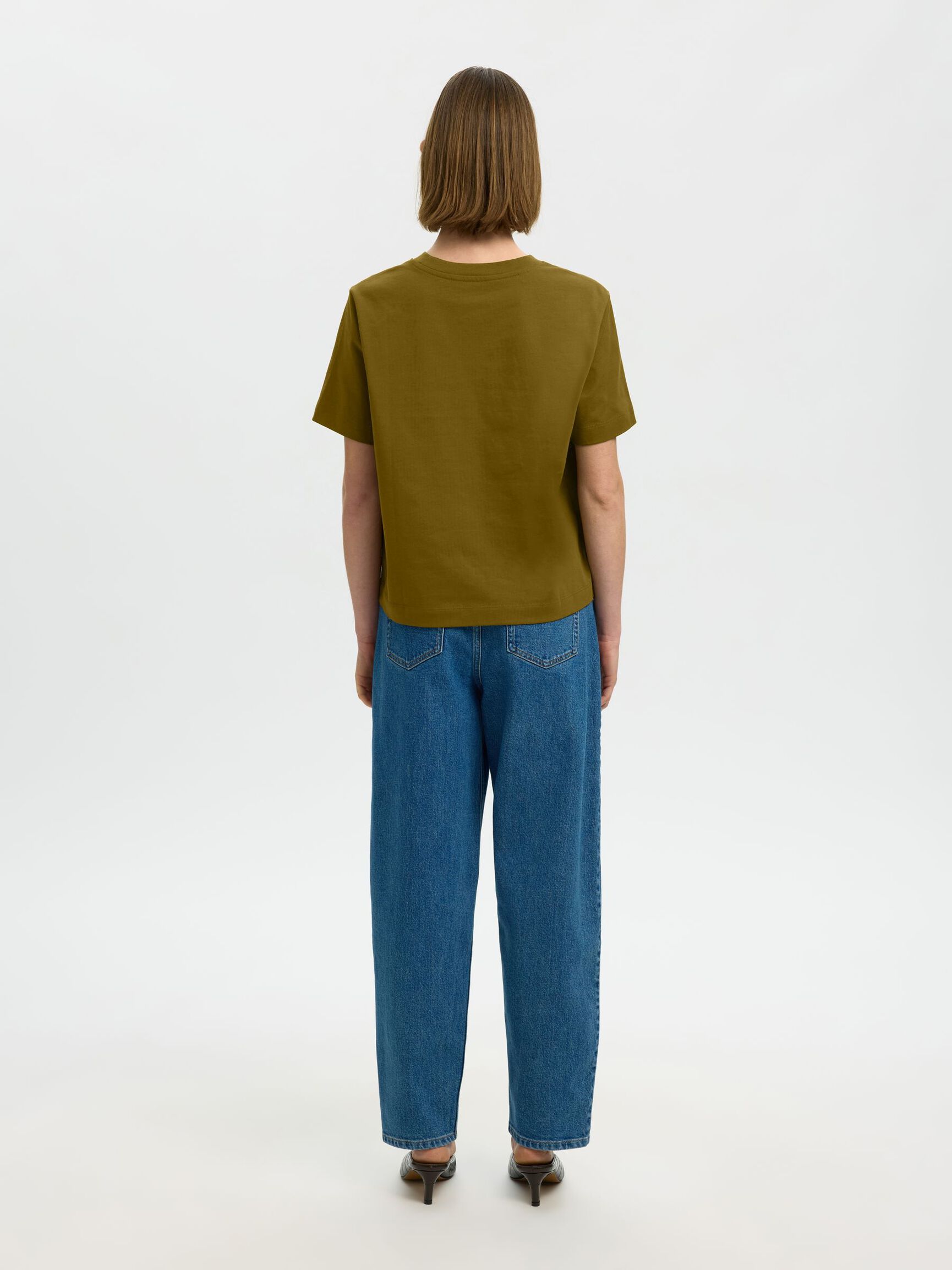 BOXY T-SHIRT, Fir Green, highres