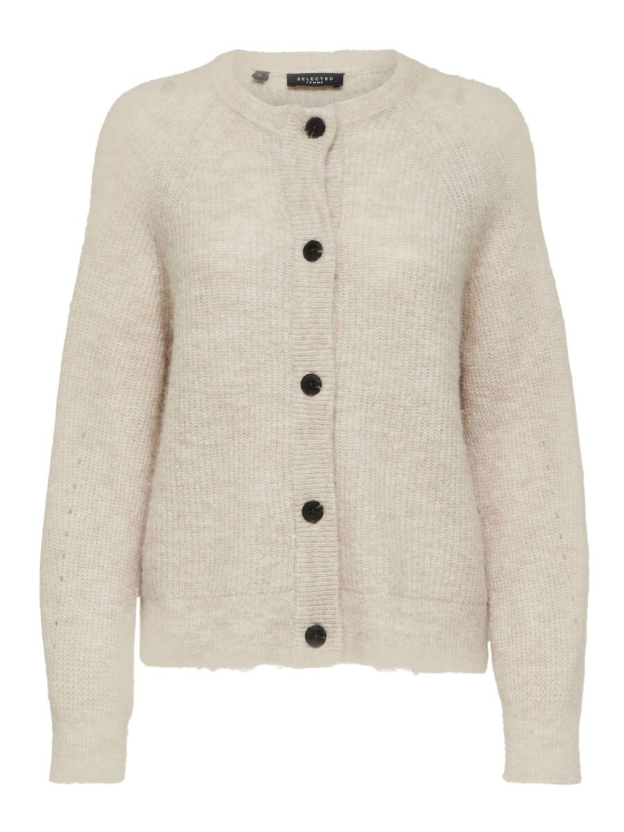 Selected LONG-SLEEVED CARDIGAN, Birch, highres - 16074481_Birch_773856_001.jpg