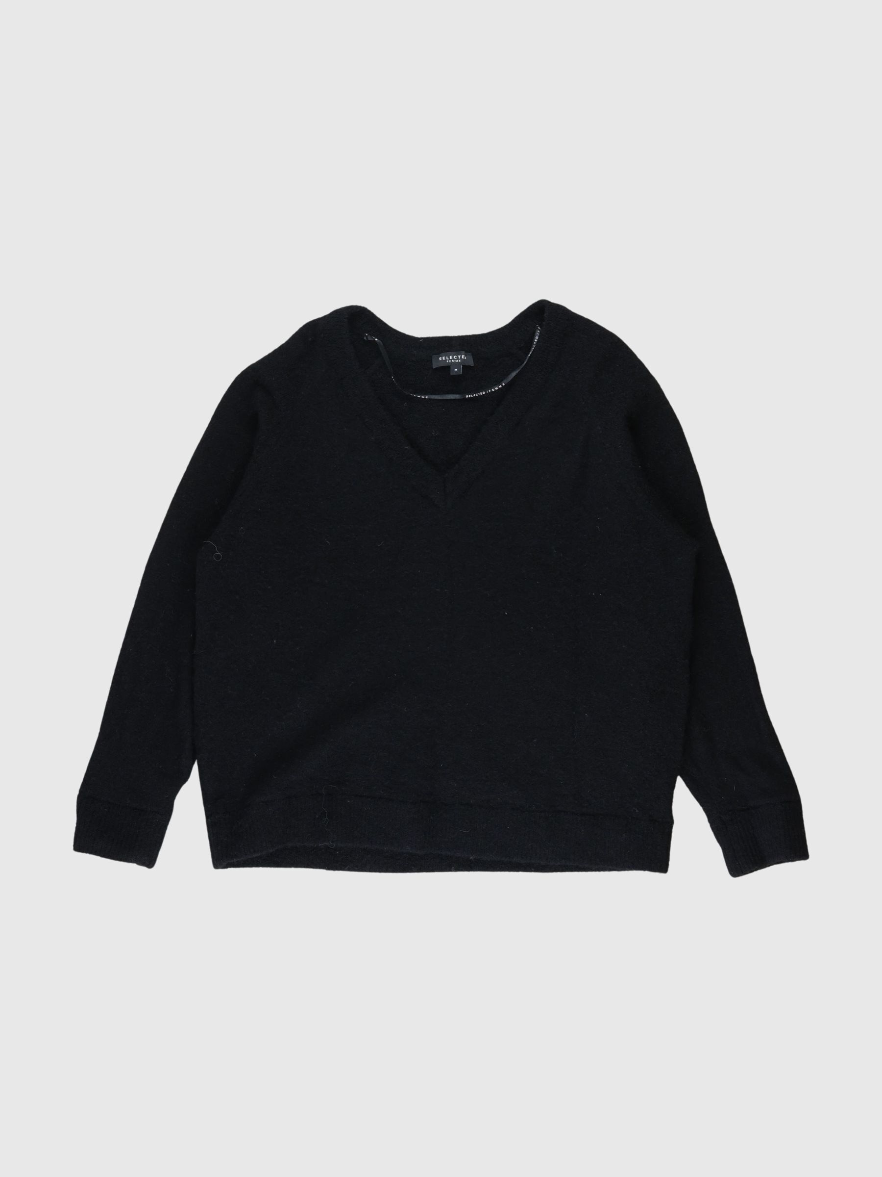 PULLOVER, Black, highres