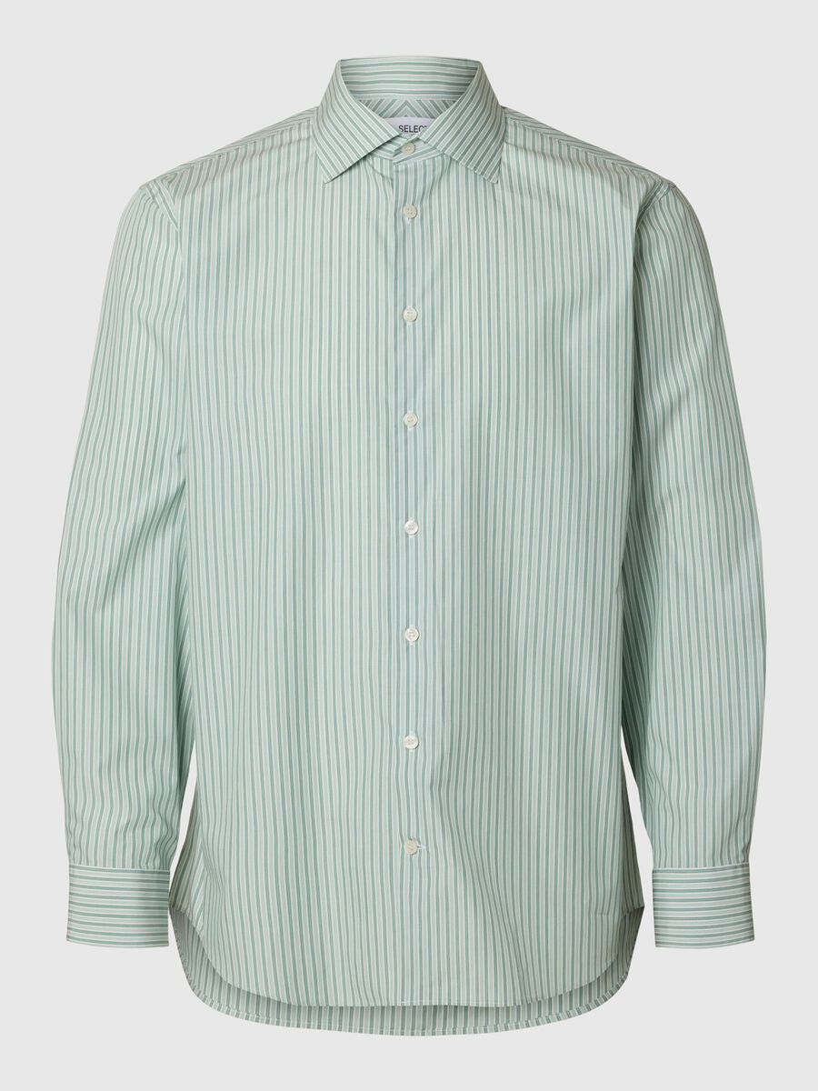 Selected 100% COTTON SHIRT, Iceberg Green, highres - 16096881_IcebergGreen_1165655_001.jpg