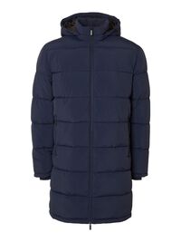 LONG PUFFER JACKET, Sky Captain, highres
