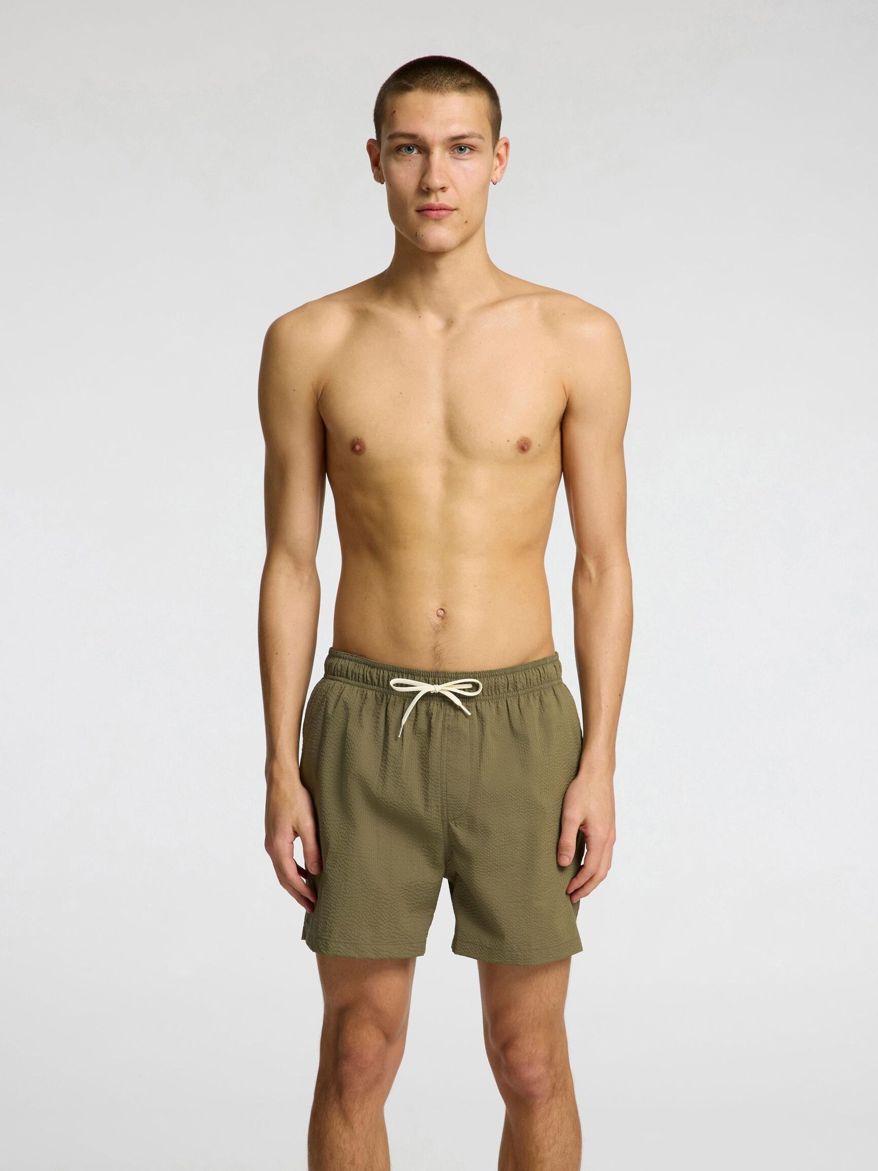 SEERSUCKER SWIM SHORTS, Kalamata, highres