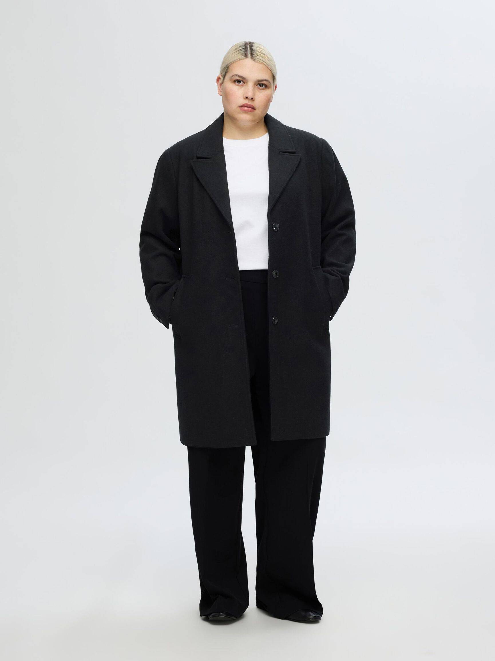ULDBLANDING FRAKKE, Black, highres
