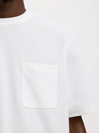 LOOSE FIT T-SHIRT, Bright White, highres