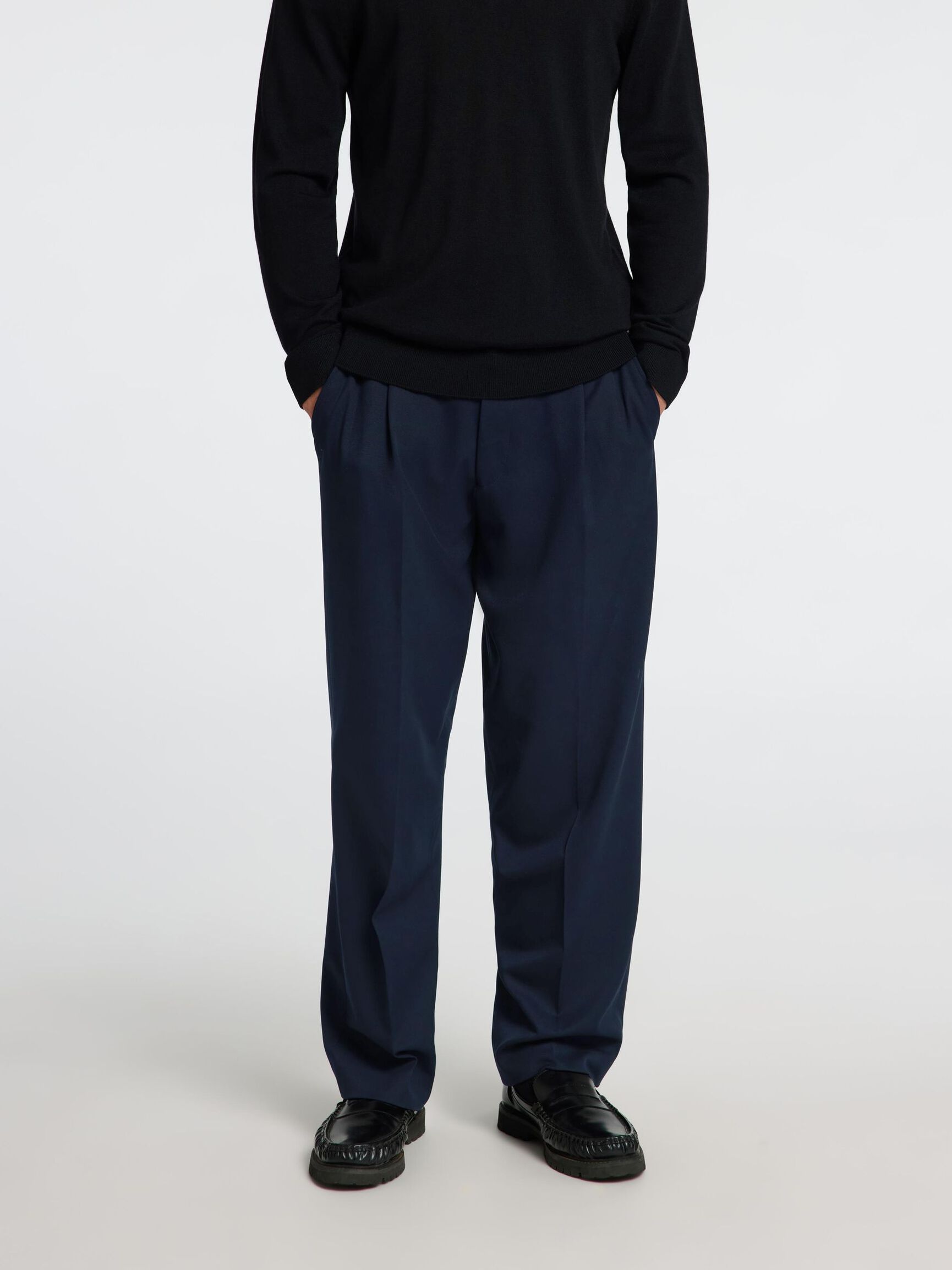 220 LOOSE FIT HOSE, Navy Blazer, highres