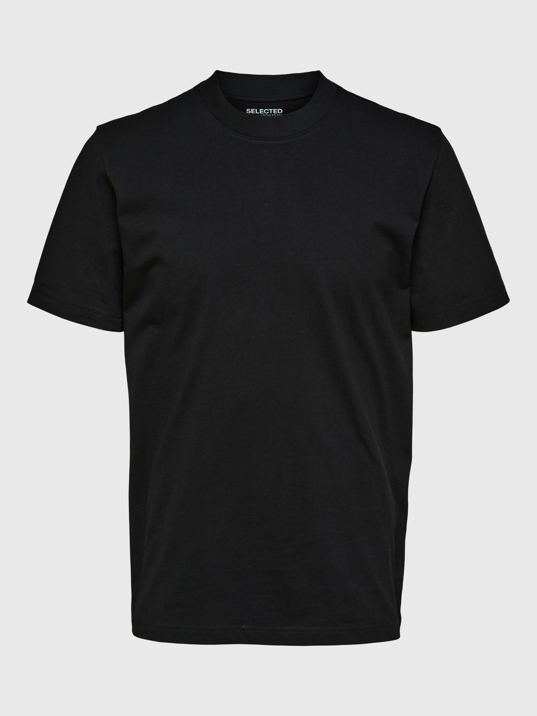 SHORT-SLEEVED RELAXED FIT T-SHIRT, Black, highres