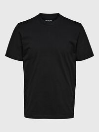 KORTE MOUW RELAXED FIT T-SHIRT, Black, highres