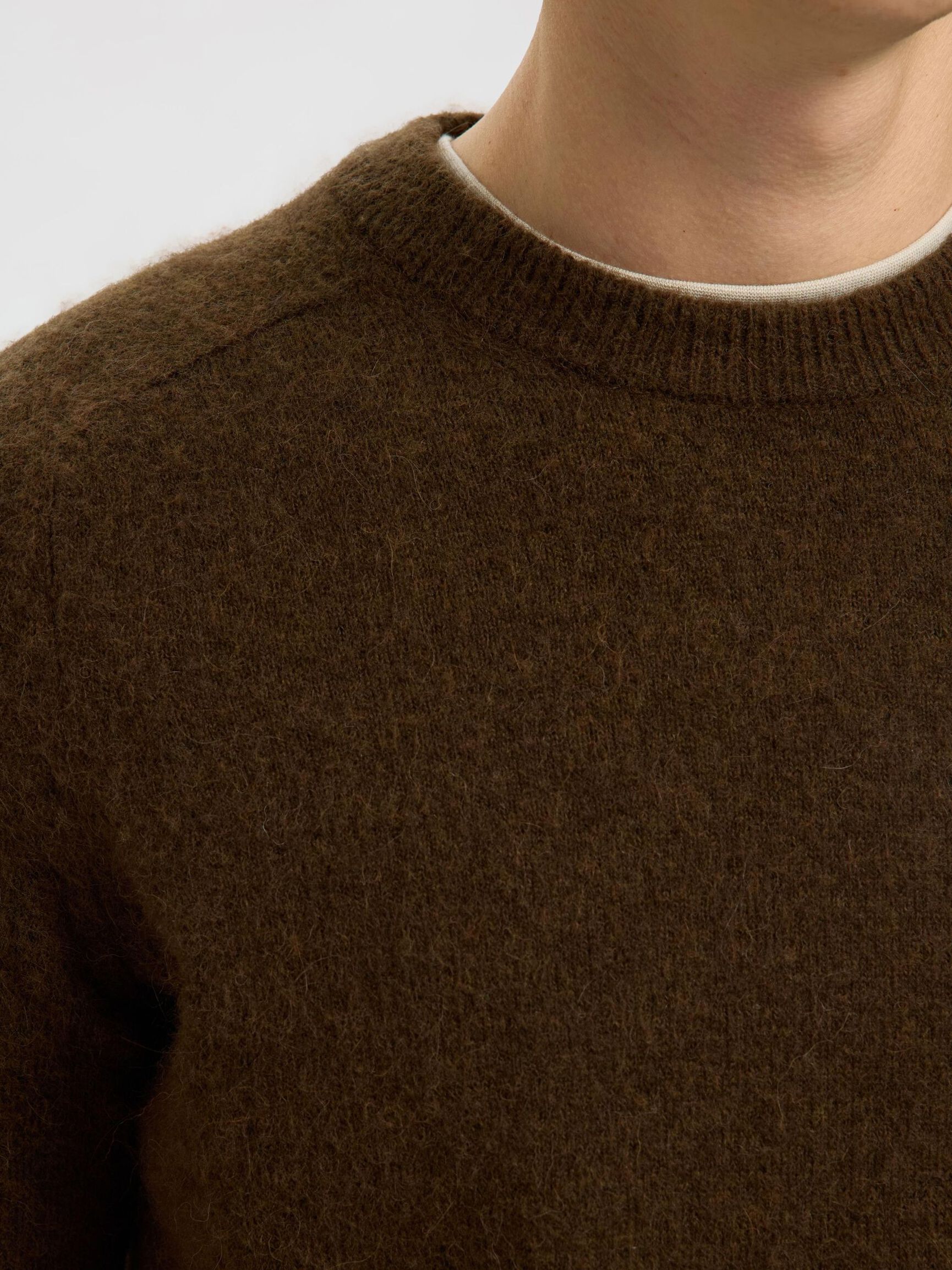LANGÄRMELIGER STRICKPULLOVER, Demitasse, highres