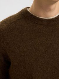 LANGÄRMELIGER STRICKPULLOVER, Demitasse, highres