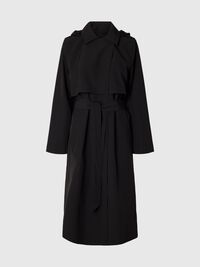 TECHNICAL TRENCHCOAT, Black, highres