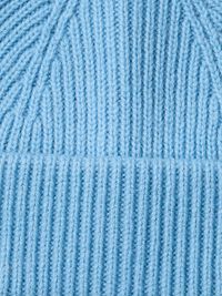 100% MERINO WOOL BEANIE, Blissful Blue, highres