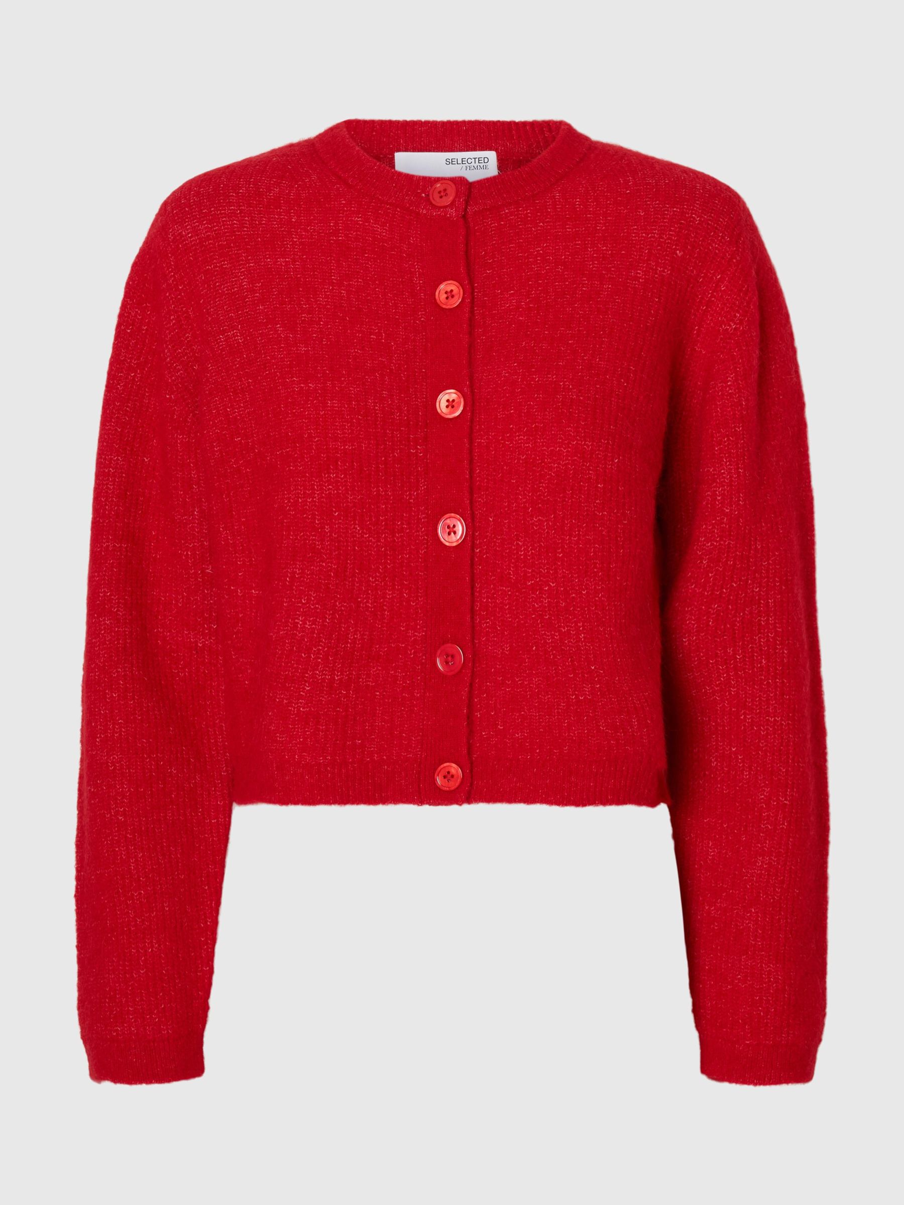 WOLLMIX STRICKJACKE, Equestrian Red, highres