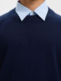 100% WOOL JUMPER, Sky Captain, highres